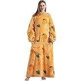 ZXIMU Blanket Hoodie Long,Extra Long Wearable Blanket Oversized Hoodie Blanket Hoodies for Women Snuggle Blankets for Women