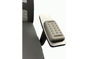 MAXBY Armrest Pads for Office Chair, Slim Supportive & Skidproof, High-Density Memory Foam for Elbow Cushion Support and Pressure Relief (Set of 2)