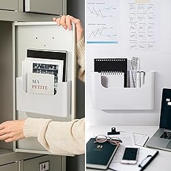 FKTXCO Wall Mount Folder Holder File Organizer No