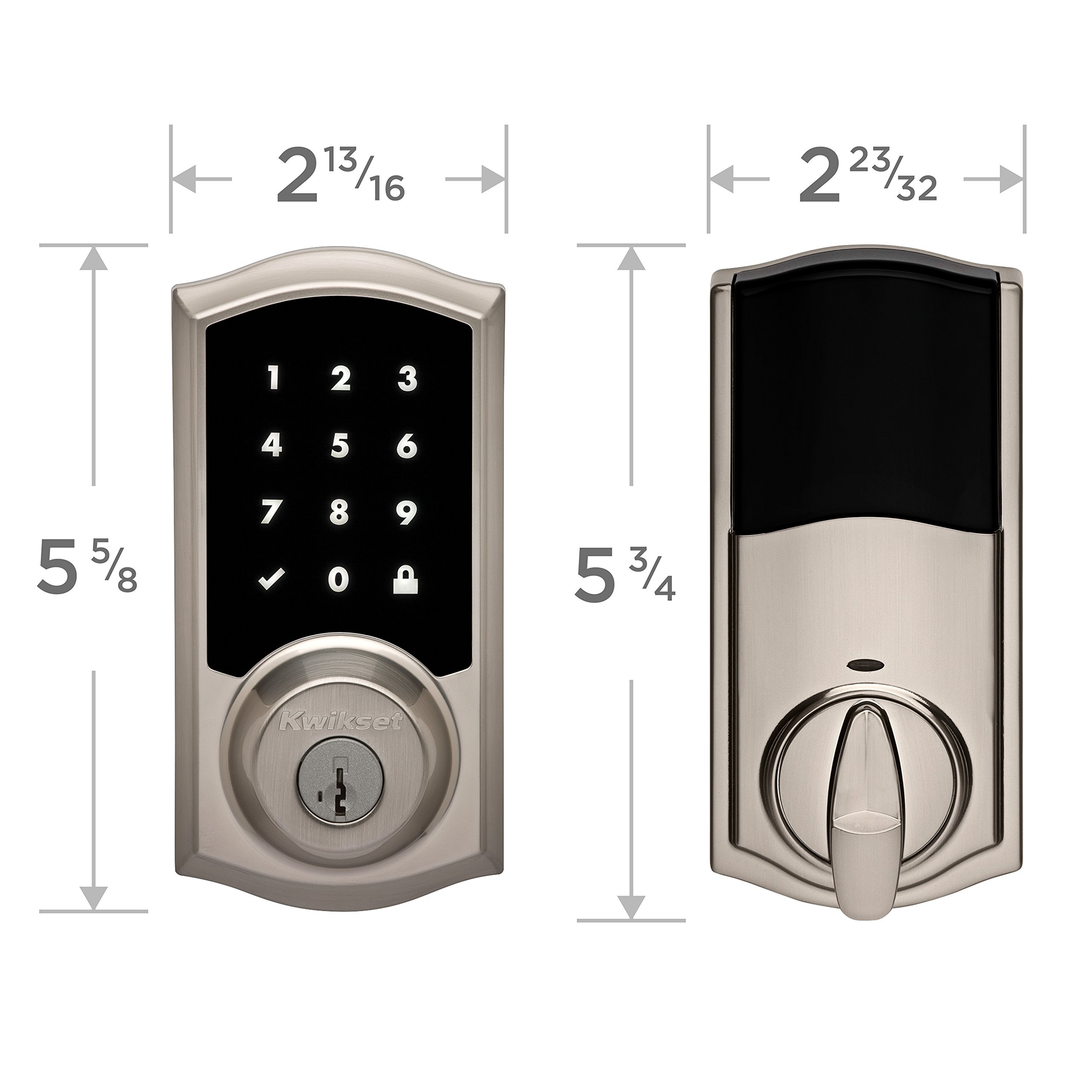 Kwikset 99190001 Premis Traditional Arched Touchscreen Keyless Entry