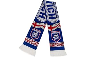 PREMIERSHIP Ipswich Town FC | Soccer Fan Scarf | Premium Acrylic Knit