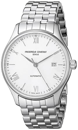 Frederique Constant Analogue White Dial Mens Watch - FC-303WN5B6B