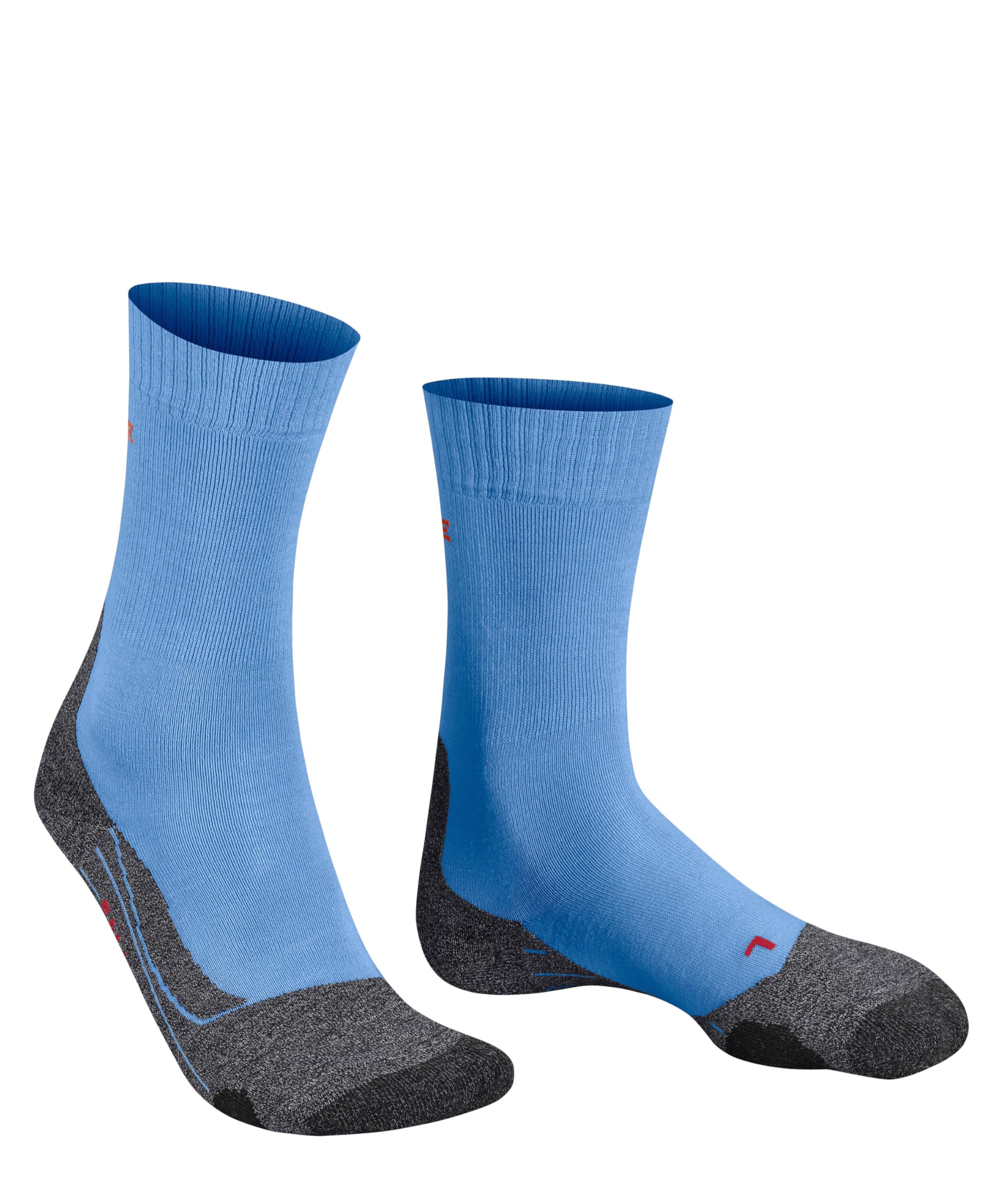 FALKE Herren Wandersocken TK2 Explore M So Wolle Funktionsmaterial antiblasen dick 1 Paar, Blau Blue Note 6545, 39-41 6