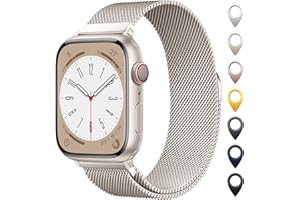 EPULY Original Milanese Loop Band Compatible with Apple Watch 38mm 40mm 41mm 42mm 44mm 45mm 46mm 49mm - Women & Men Magnetic Closure Adjustable Metal Strap for iWatch Series 11 10 9 8 7 6 5 4 SE2 3 Ultra2 3