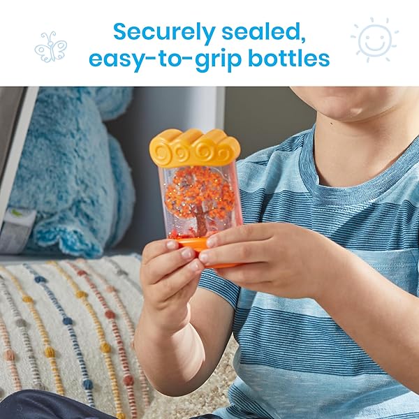 HAND2MIND CHANGING SEASONS SENSORY TUBES, CALM DOWN CORNER SUPPLIES, QUIET FIDGETS, TRAVEL TODDLER TOYS, PRESCHOOL CLASSROOM MUST HAVES, HANDS-ON STRESS RELIEF TOY, ANXIETY RELIEF ITEMS FOR KIDS