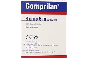 Jobst Comprilan Short Stretch Compression Bandage, 8cm x 5m Stretched, Latex Free Bandage