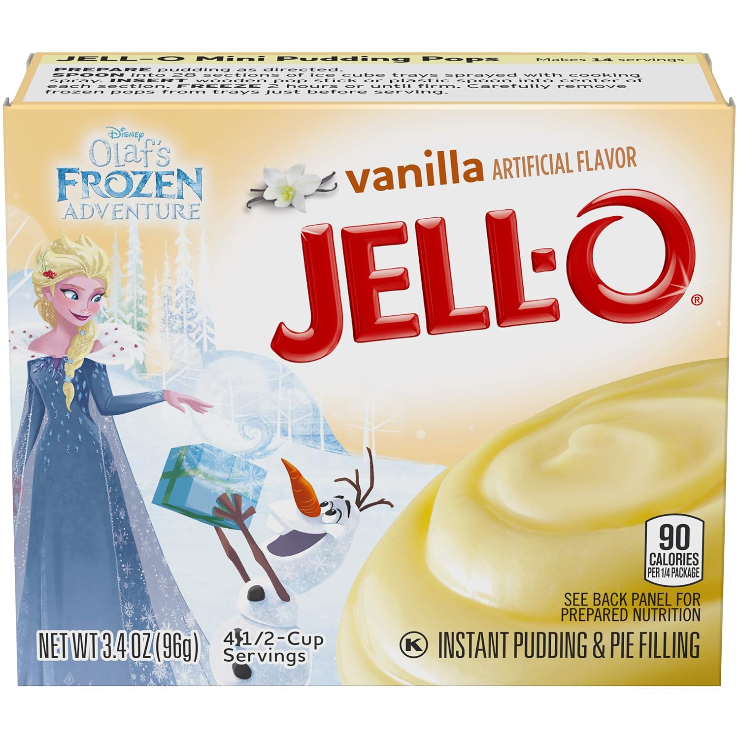 Jello Vanilla Instant Pudding & Pie Mix 96g Amazon.co.uk Grocery