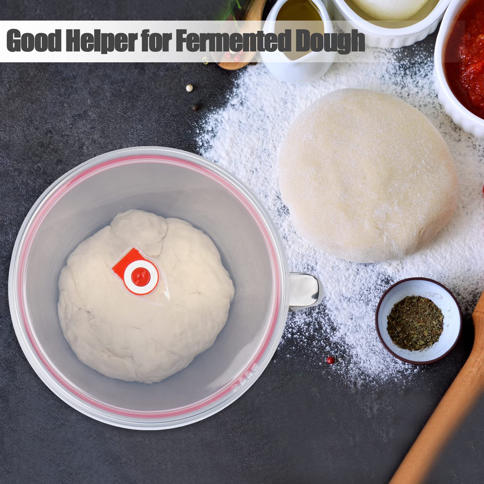 Bowl Covers for KitchenAid Stand Mixers Bowl,Yeast dough airtight bowl lid,Bowl Covers to Prevent Ingredients from Spilling, Fits Bowl models: 4.5/5QT,1PCS