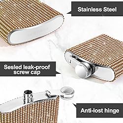 INSTOME Diamond Hip Flask,Flasks for Liquor for