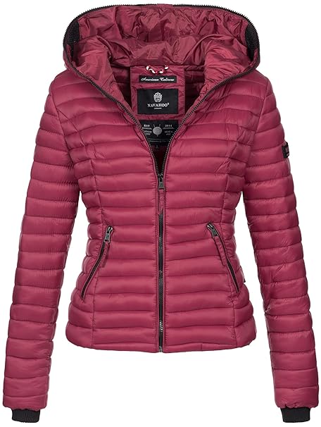 Navahoo Damen Übergangs Stepp Jacke mit Kapuze B348