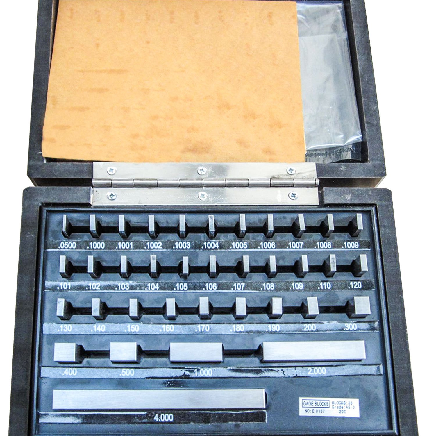 HFS (R) 36 PCS Grade B GAGE Gauge Block Set: Industrial & Scientific