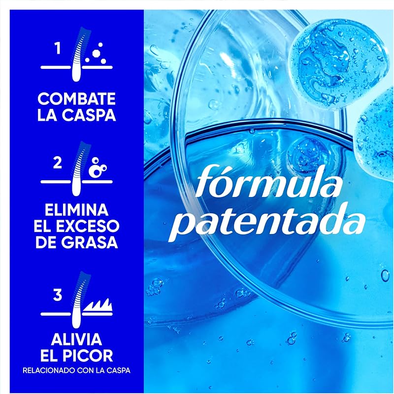 H&S Apple Fresh Champú Anticaspa, Todo Tipo de Pelo y Cuero Cabelludo, 2x1L