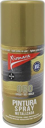 Bright Ideas Metallic Gold Lacquer Spray Paint 150ml for Crafts & Decor view 2
