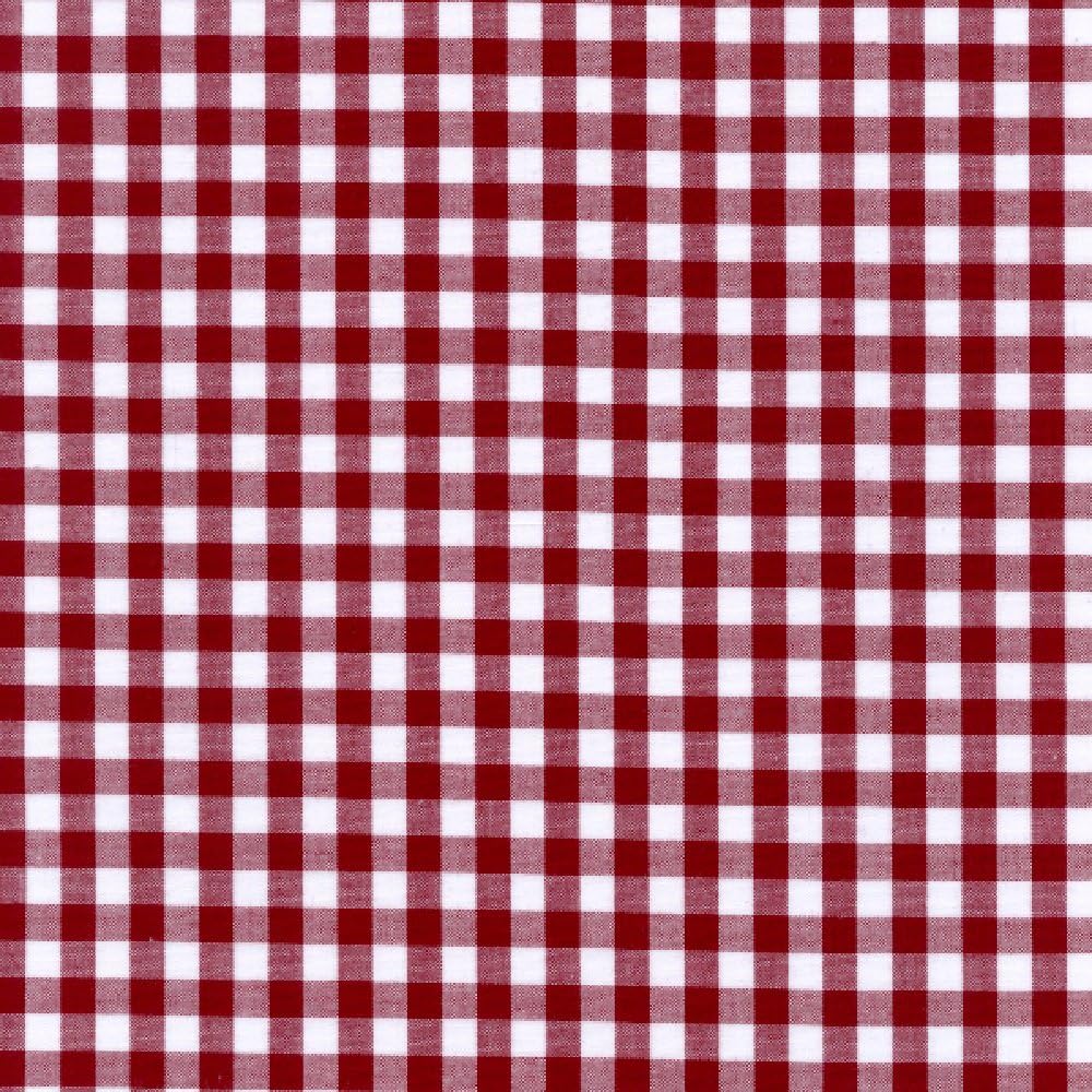 Attracktive wholesale gingham fabric Amazon Com Burgundy Gingham Check Fabric 1 4 20 Yards Wholesale By The Bolt