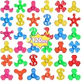 120pcs Fidget Spinners Bulk for Classroom Prizes, Sensory Fidget Toys Bulk Halloween Goodie Bags Stuffers Party Favors for Kids 4-8-12 Birthday Gifts
