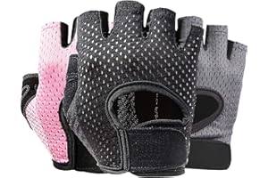BECNBEAU Workout Gloves Gym Exercise Gloves Women Men Rowing Kayak Watersports Weightlifting Lifting Fitness Grip Training No