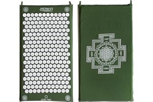 ShaktiMat Classic Acupressure Mat Original Intensity in Green, Relieves Stress & Tension, Promotes Relaxation & Focus | Similar to Acupuncture, No Needles Required | FSA/HSA Eligible