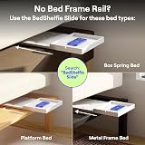 BedShelfie Bedside Shelf Cable Catch White Plastic Clip On Nightstand view 6
