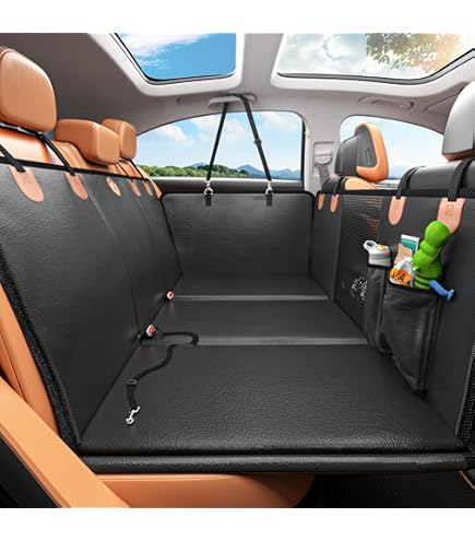 thumbnail image 2 of YITAHOME Dog Car Seat Cover With Hard Bottom Extender - Waterproof, Scratch Proof, 440lb Capacity 2 of 10