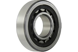 FAG NU306E-TVP2-C3 Cylindrical Roller Bearing, Single Row, Straight Bore, Removable Inner Ring, High Capacity, Polyamide Cage