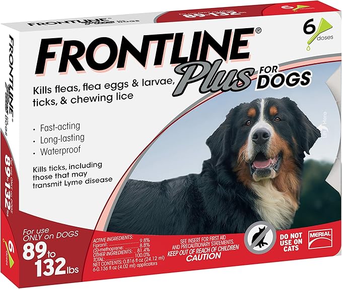frontline large dog 6 pack