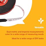 Amtech Fibreglass Tape Measure 30m Dual Metric Imperial Surveyors Tape view 4