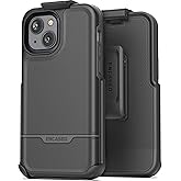 Rebel Holster Designed for iPhone 14 Case with Belt Clip - Ultra Protective Heavy Duty Phone Case (Black)