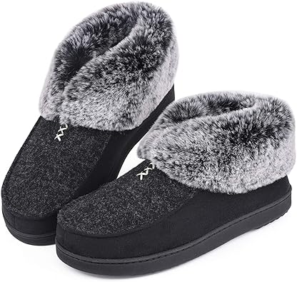 shoes with the fur
