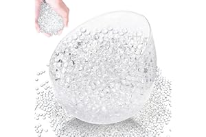 Veramz 140,000Pcs Clear Water Gel Jelly Beads, Water Beads for Vases, Vase Filler Beads Gel Jelly Balls, Vase Fillers for Floating Pearls, Wedding Centerpiece, Floating Candles, Christmas Decoration