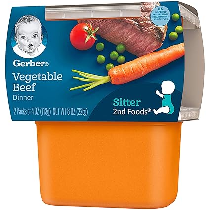 gerber vegetable beef baby food