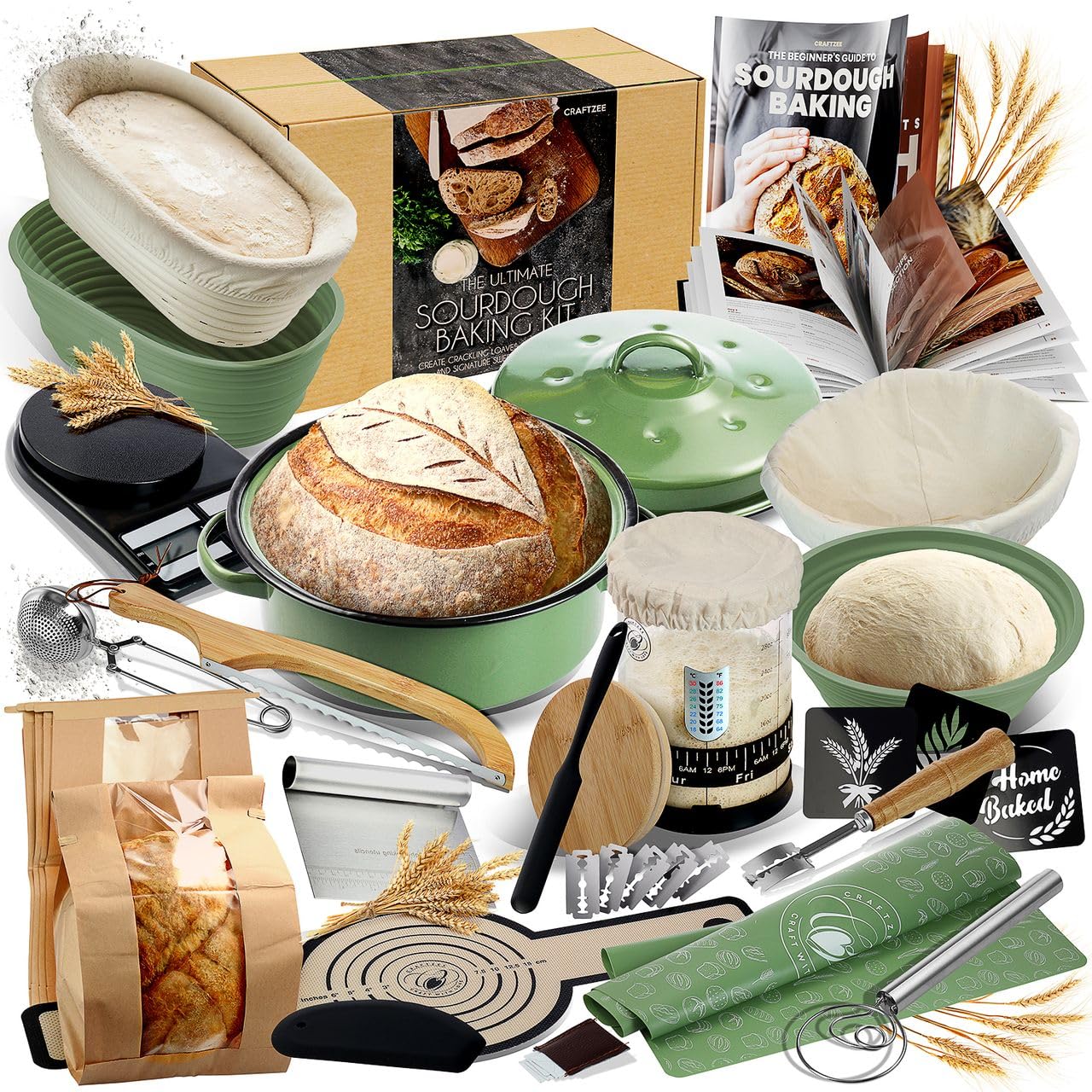 Super All-Inclusive Sourdough Starter Kit, Sourdough Bread Baking ...