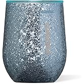 Corkcicle Stemless Wine Tumbler - Keeps Drinks Cold for 6 Hours - Triple-Insulated Stainless Steel - Non-Slip Base - Summer Drinkware Gift - Keeps Drinks Cold - 12 oz - Ice Breaker