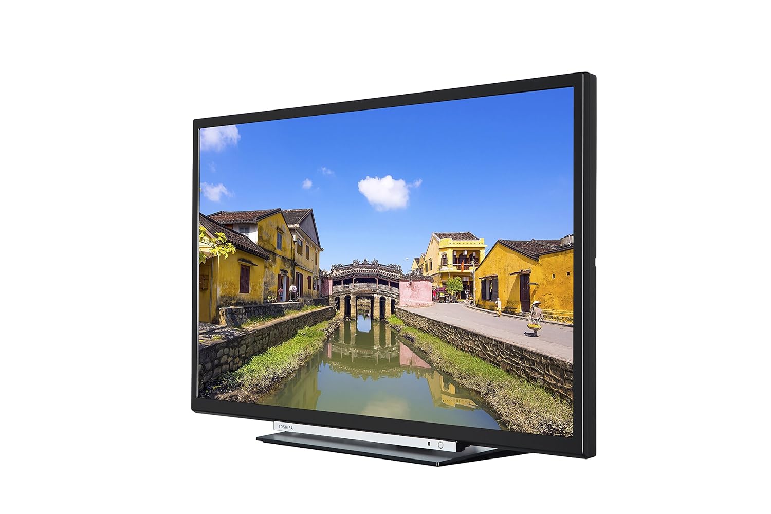 Toshiba 32W3753DB 32-Inch HD Ready Smart TV with Freeview Play - Black  (2017 Model): Amazon.co.uk: TV