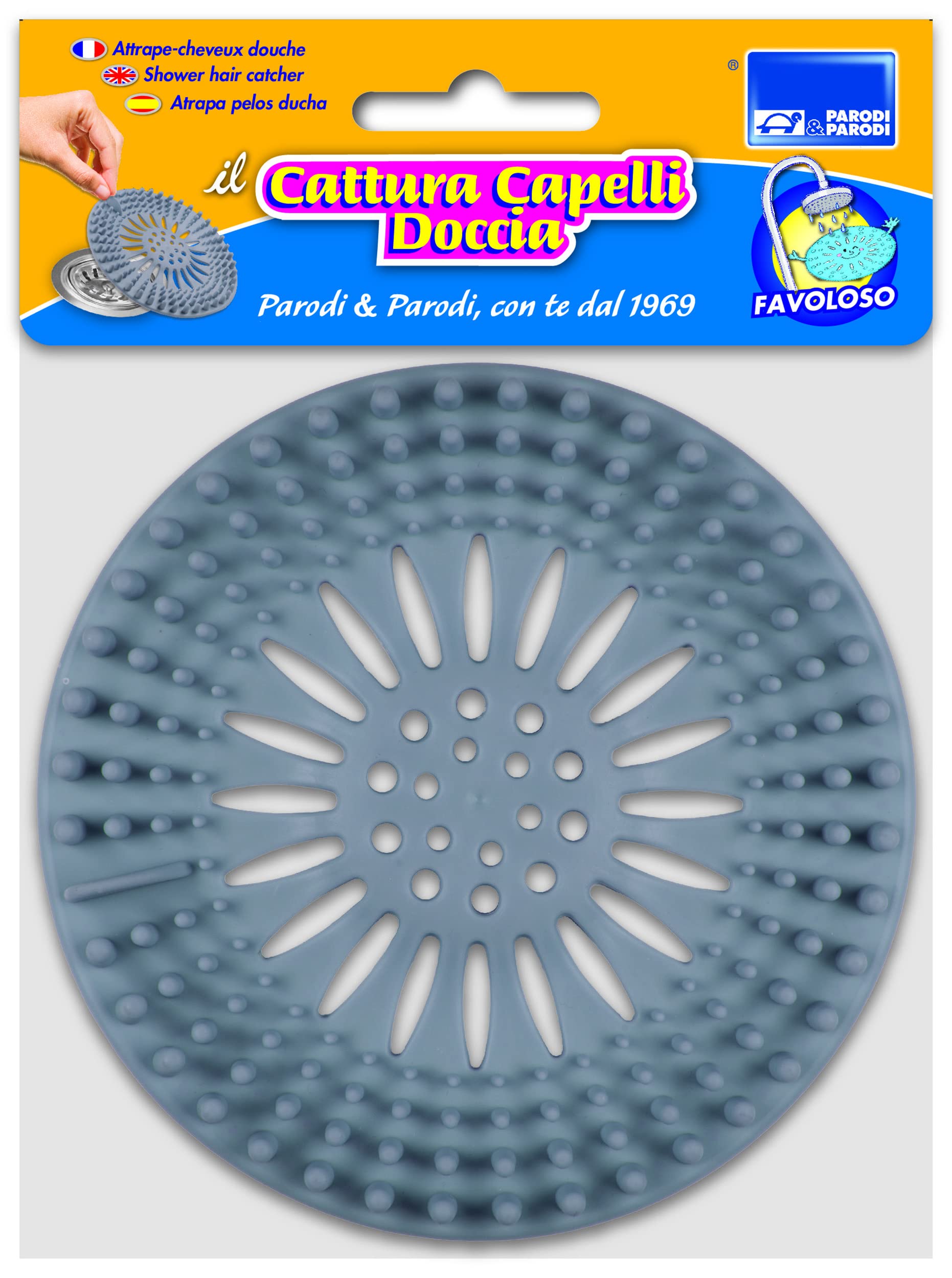 Universal Hair Drain Filter, Hair Catch Shower Filter, Shower Drain Protector with Tab, Shower Drain Filter Capture Hair and Hair for Bathtub Prevents Clogging Drain