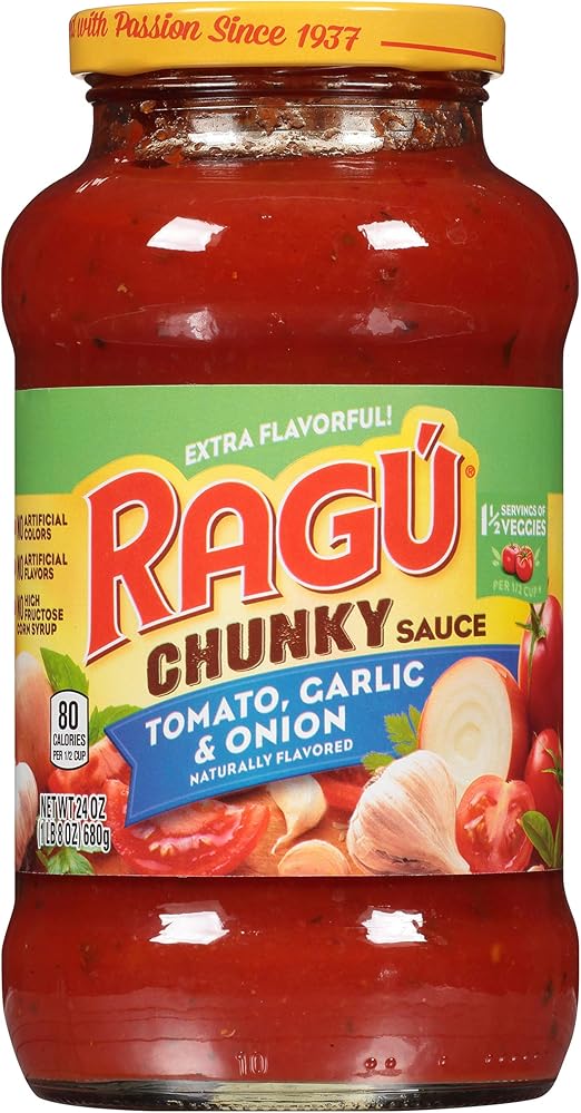 picture Ragu Spaghetti Sauce Walmart ragu tomato garlic and onion pasta