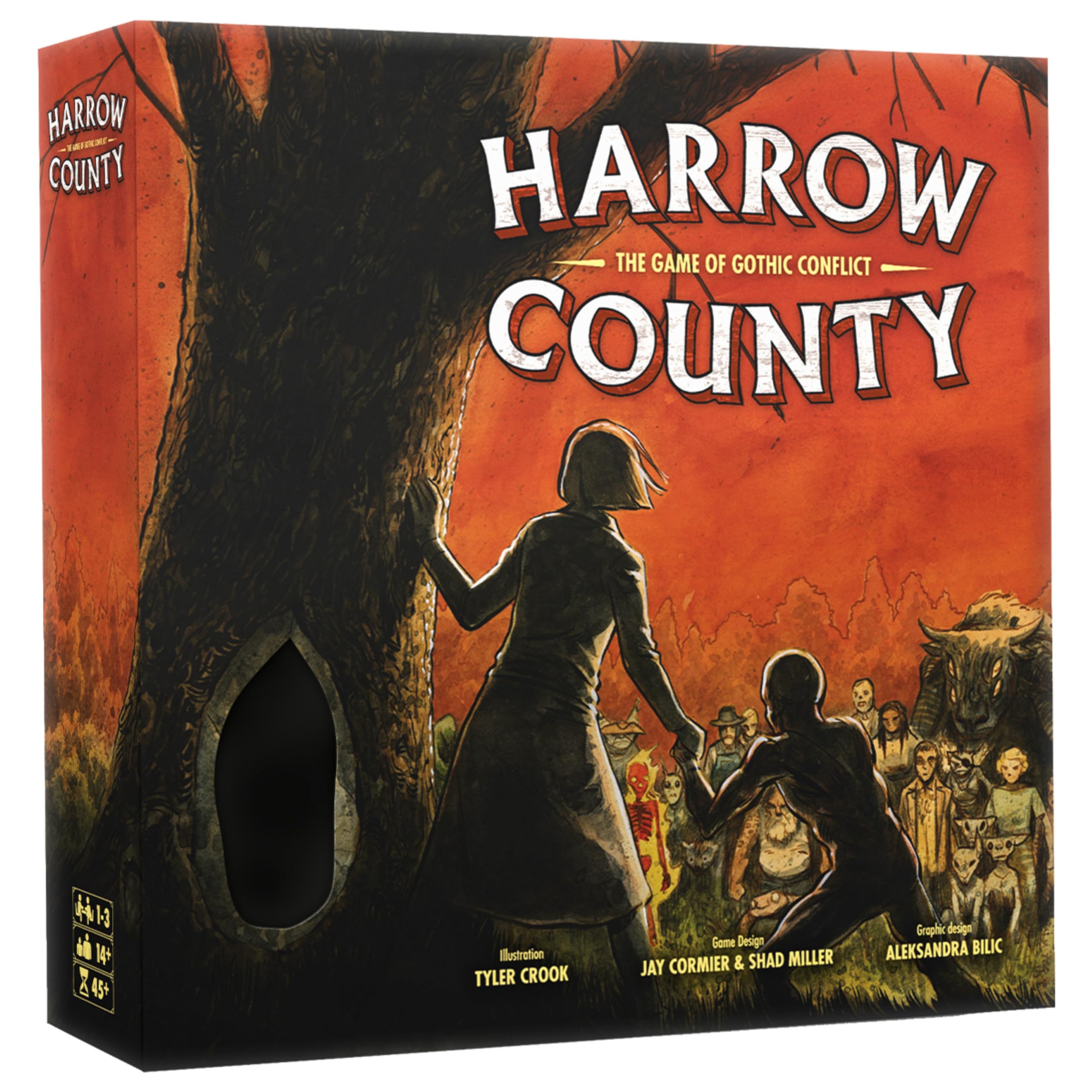Photo 1 of Harrow County: The Game of Gothic Conflict by Off The Page Games, Strategy Board Game, for 1 to 3 Players and Ages 14+