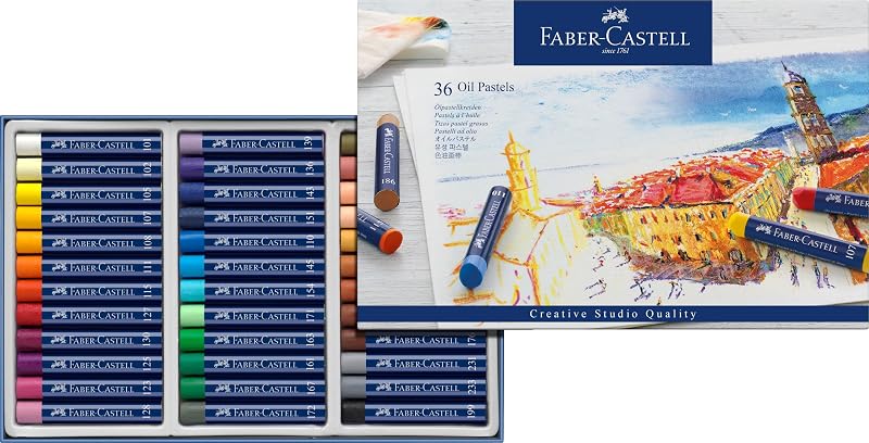 Faber-Castell Creative Studio Oil Pastels Multicolour 36 Cardboard Wallet