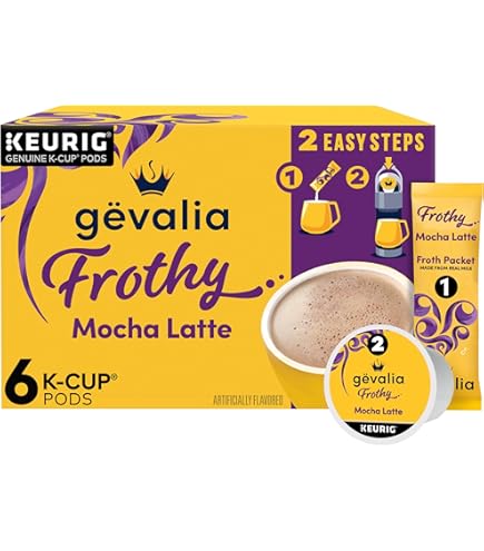 Amazon.com: Gevalia Frothy 2-Step Caramel Macchiato Espresso K-Cup
