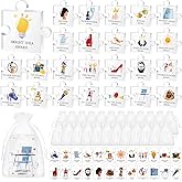 Aodaer 25 Pieces Appreciation Awards Gifts Bulk Acrylic Puzzle Awards Trophies with Cards Organza Bags Funny Appreciation Award Recognition Gifts for Employee Coworker Office Team