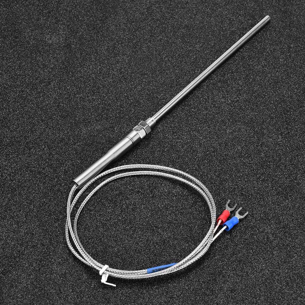 Thermocouple Type K PTFE - 2 Fils, Étanche, Résistant à La Corrosion - Plage 0-200°C, Longueur 3m - 3