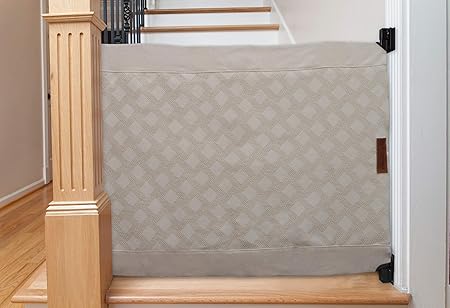 baby gate stairs banister to wall