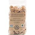 Pure Brown Sugar Cubes , All-Natural Gourmet Sweetener for Coffee, Tea, and Baking , 12 Oz Bag (Pack of 1)