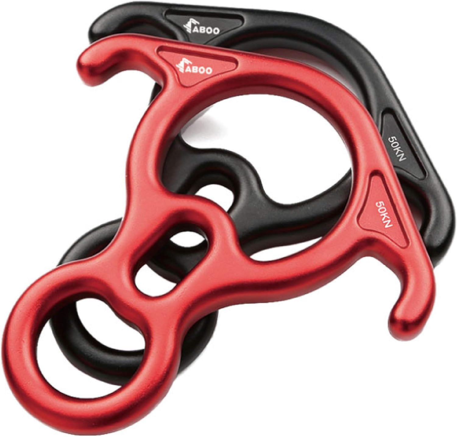 Rappelling Belaying Azarxis 50KN Rappel Gear 8 Descender with Large