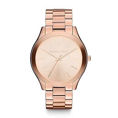 Analog Rose Gold Dial Women's Watch - MK3513