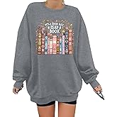 MNLYBABY Book Sweatshirts Women Graphic: It's a Good Day to Read Book Shirts Bookish Teacher Reading Lovers Tops