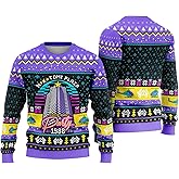 DIGForest Christmas Party 1988 Ugly Sweaters for Women - Machine Plaza Holiday Christmas Sweater Men