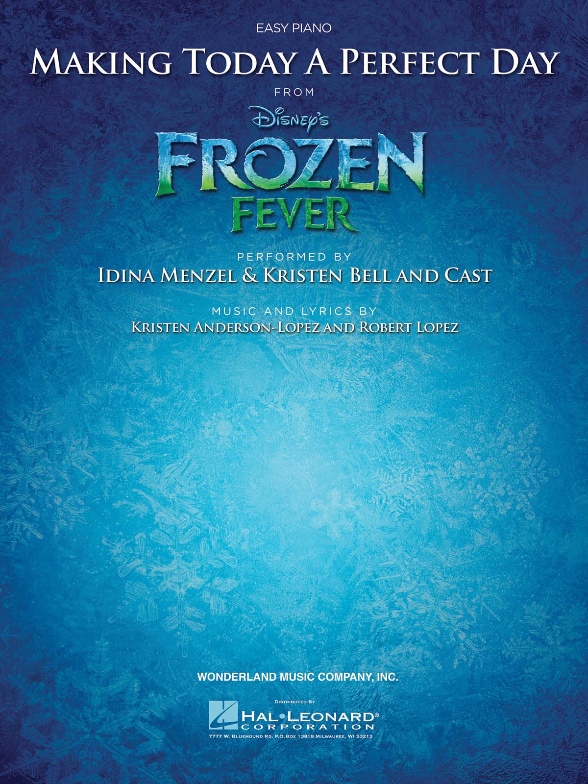 Making Today A Perfect Day (From Frozen Fever) - Easy Piano