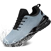 LARNMERN Men Non Slip Work Sneakers Water Resistant Food Service Zapatos Trabajo Antideslizantes Walking Shoes Waterproof Shoes Slip-on