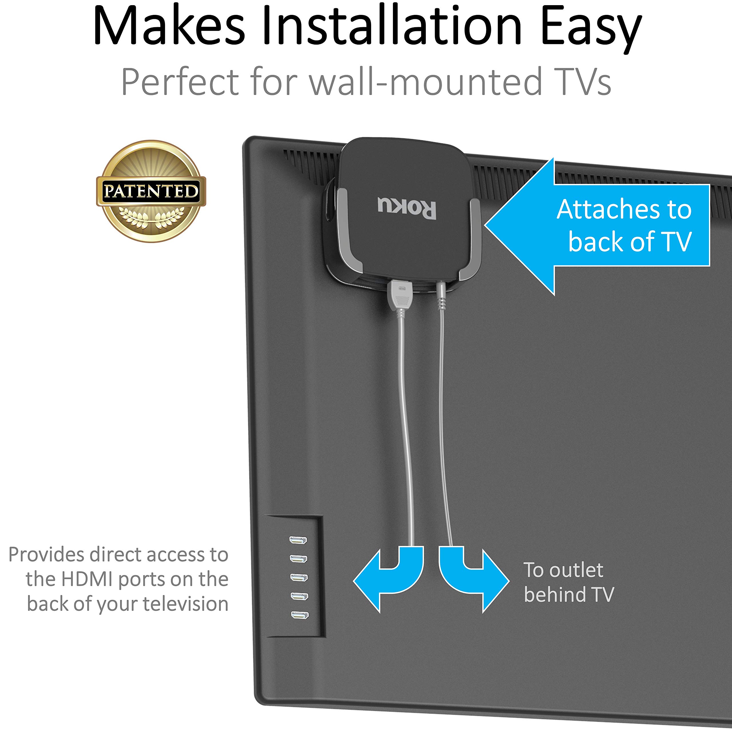 TotalMount Roku Ultra Mounting System (Not Compatible With Roku Ultra Models Purchased After September 2020)