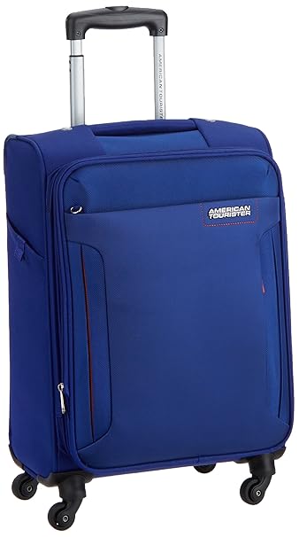 American Tourister Troy Polyester 56 cm Royal Blue Softsided Carry On (AMT TROY SP56 ROYAL BLUE)